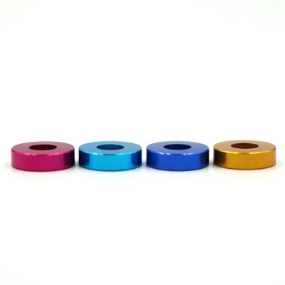 การปรับแต่งปะเก็นอลูมิเนียมสีอลูมิเนียมสี