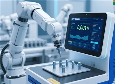 สายการผลิตตัวยึดแบบเต็มกระบวนการของ AI นำไปผลิตในเจ้อเจียงการผลิตอัจฉริยะของจ...