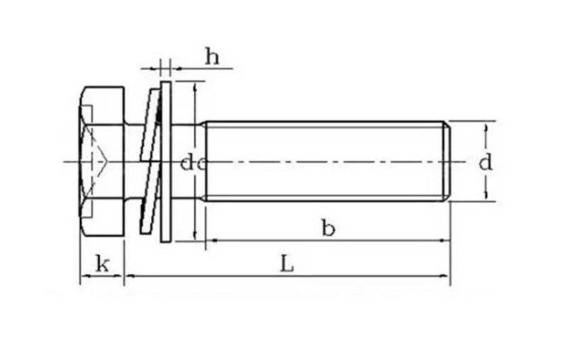 hex head screw with flat split lock washer 1 hex head screw with flat split lock washer 1