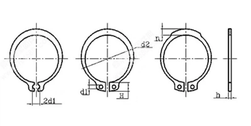 Bowed W rings 1 Bowed W rings 1