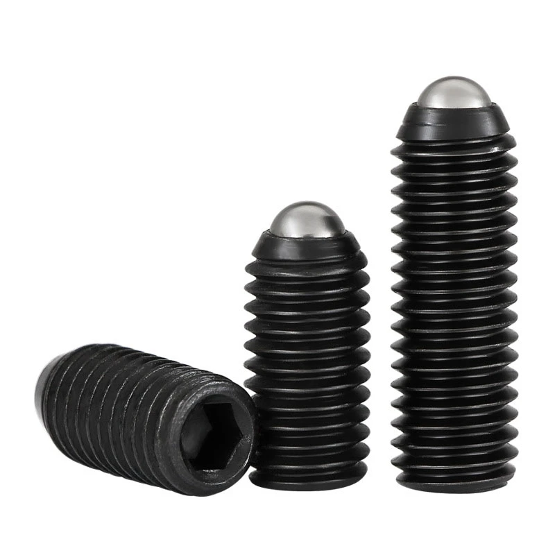 ball nose threaded spring plunger 8