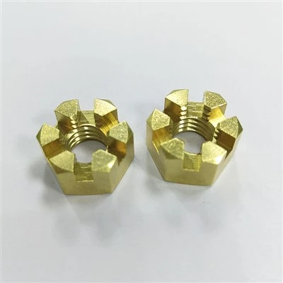น็อต hex slotted